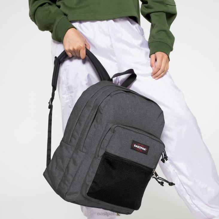 eastpak_pinnacle_black_denim_ltzj111_backpacks.jpg Eastpak Pinnacle Black Denim LTZJ111 Backpacks - Image 1