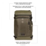 Eastpak Tecum Top CNNCT Khaki LTZJ155 Backpacks - Image 10