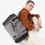 Eastpak Tecum Top CNNCT Light Grey LTZJ174 Backpacks - Image 9