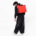 Eastpak Telfar Shopper L Red LTZJ281 Shoulder Bags - Image 3