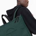 Eastpak Telfar Shopper M Green LTZJ284 Shoulder Bags - Image 10