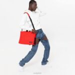 Eastpak Telfar Shopper M Red LTZJ283 Shoulder Bags - Image 9