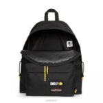 Eastpak Padded Pak'r Smiley Graffiti Black LTZJ3 Backpacks - Image 3