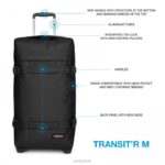 Eastpak Transit'R M Black LTZJ201 Luggage - Image 6