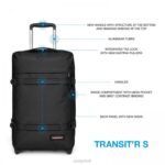 Eastpak Transit'R S Black LTZJ197 Luggage - Image 6